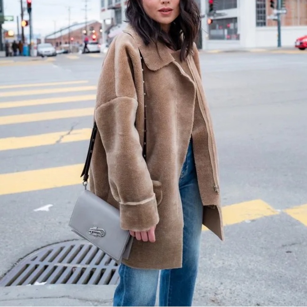 Free People Lindsey Sherpa Coat